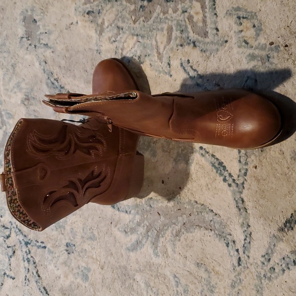 SANCHEE Cowgirl Boots Size 3 - Picture 1 of 6